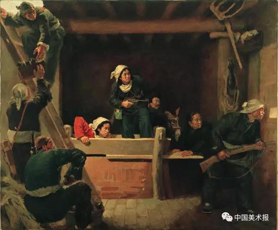 地道战

罗工柳

油画  144×169cm 1951年

中国国家博物馆藏