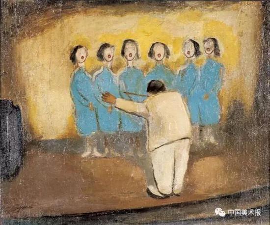合唱 谭华牧

油画  46×55cm  20世纪40年代

广东美术馆藏