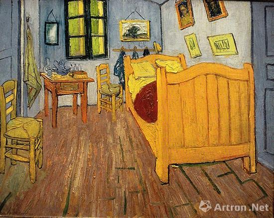 整理前 梵高名画《Vincent s Bedroom in Arles》