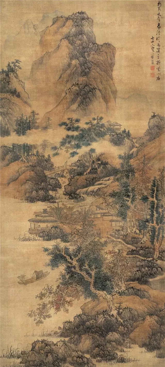 蓝瑛 | 熔铸古今，独开门庭的武林派首领的山水画