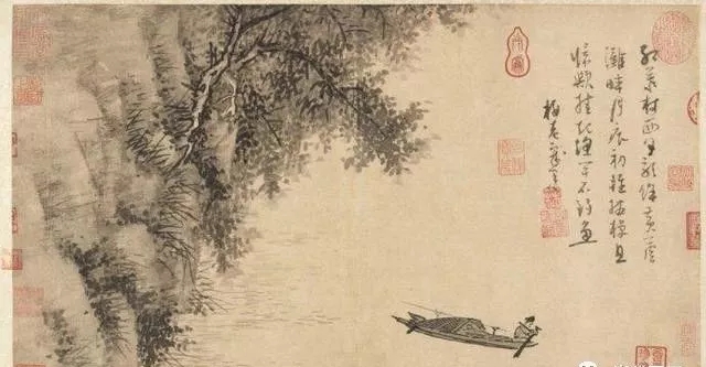 吴镇作品中“渔夫”这一意象有何含义？