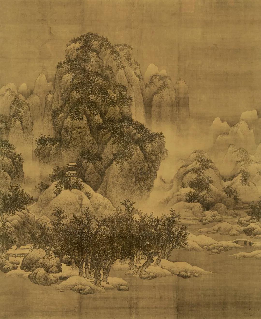 镇馆之宝丨天津博物馆《雪景寒林图轴》